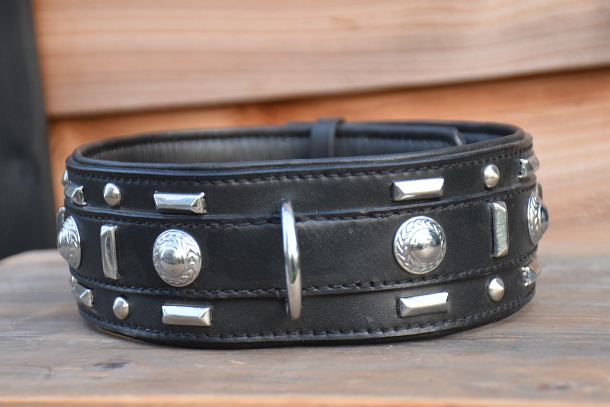 GLORIOUS BLACK HALSBAND 82 X 6 CM
