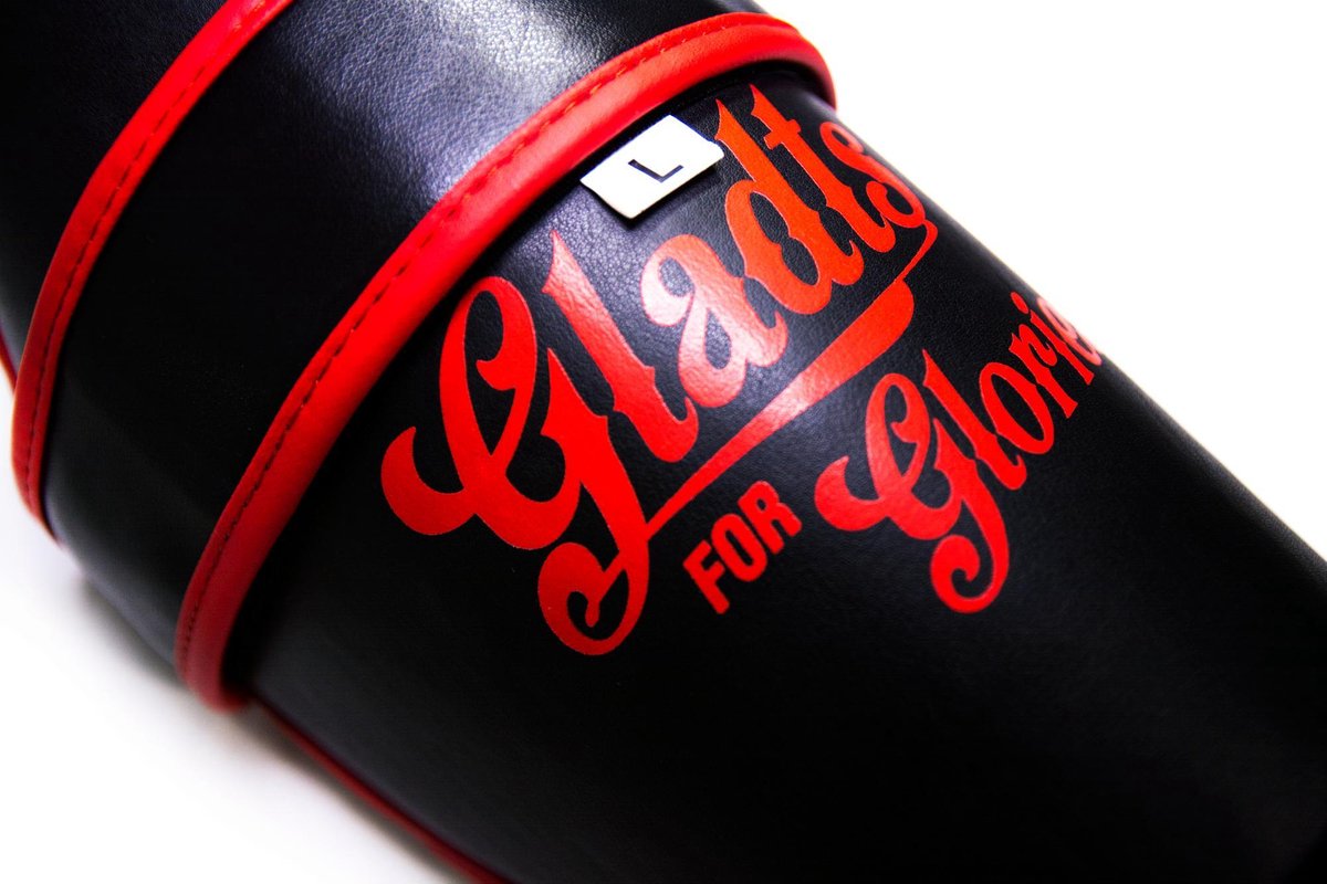Gladts scheenbeschermers kickboksen zwart - XL