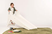 Dipperdee houten glijbaan wit - 155cm x 74cm x 42cm