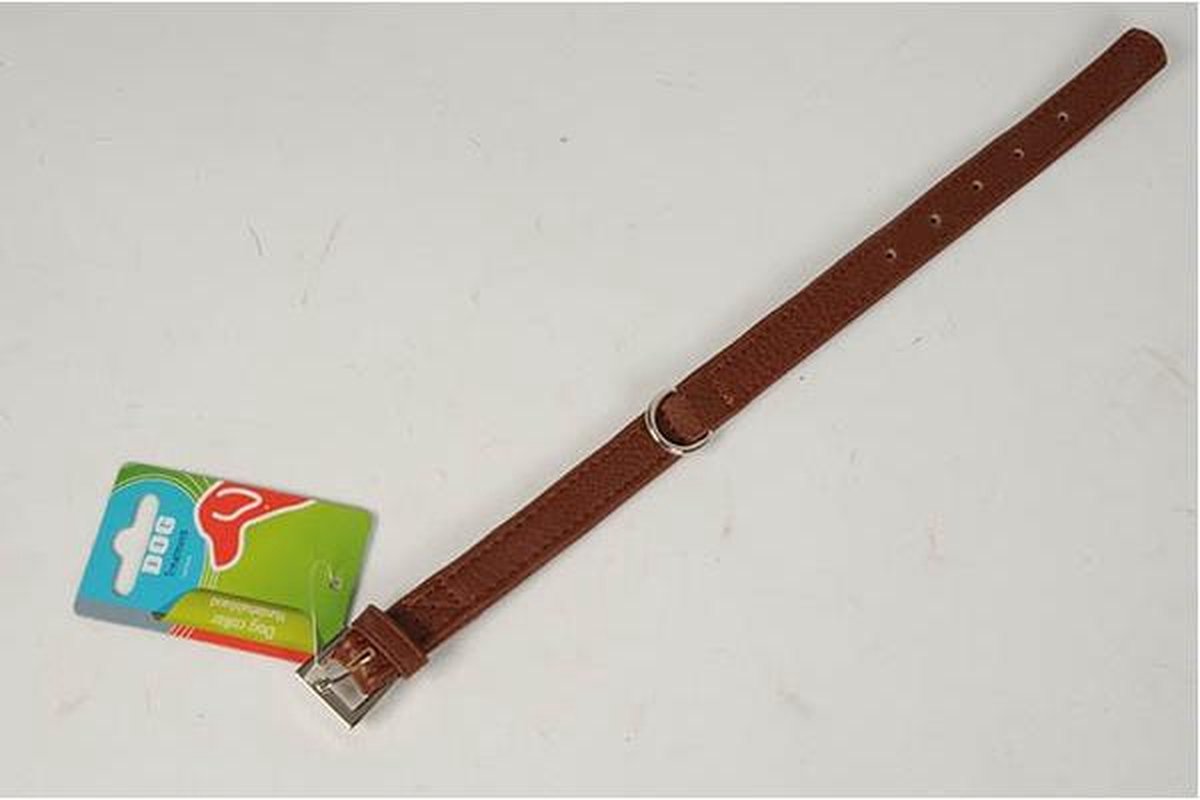 Hondenhalsband leer zacht 1
