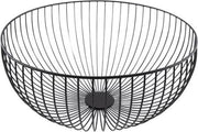 Point-Virgule - Wire - Fruitschaal - Fruitmand - Metaal - zwart ø 30cm H 13cm