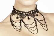 Choker kant zwart