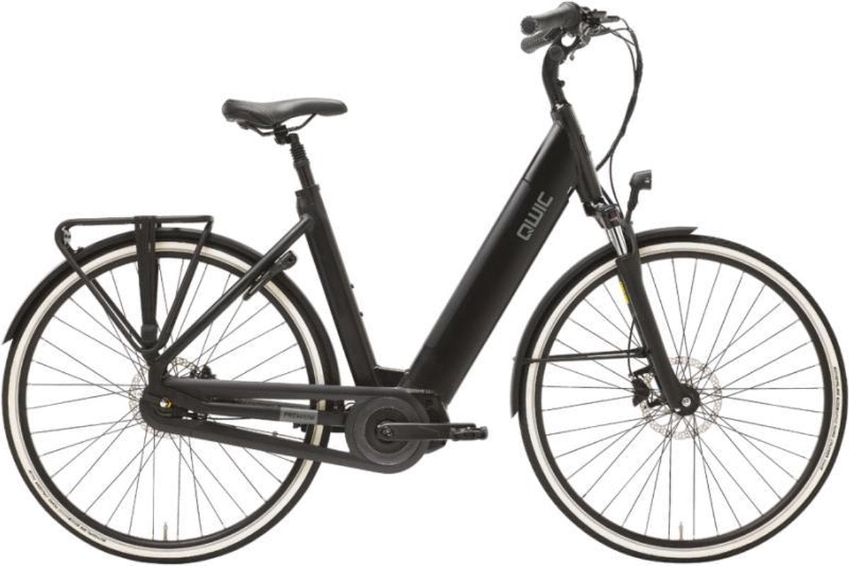 Qwic Premium I i-MN7+ - Elektrische Stadsfiets - Dli46 - N7 - Charcoal Black