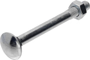 Slotbout met moer M8x80 per 15 gegalvaniseerd