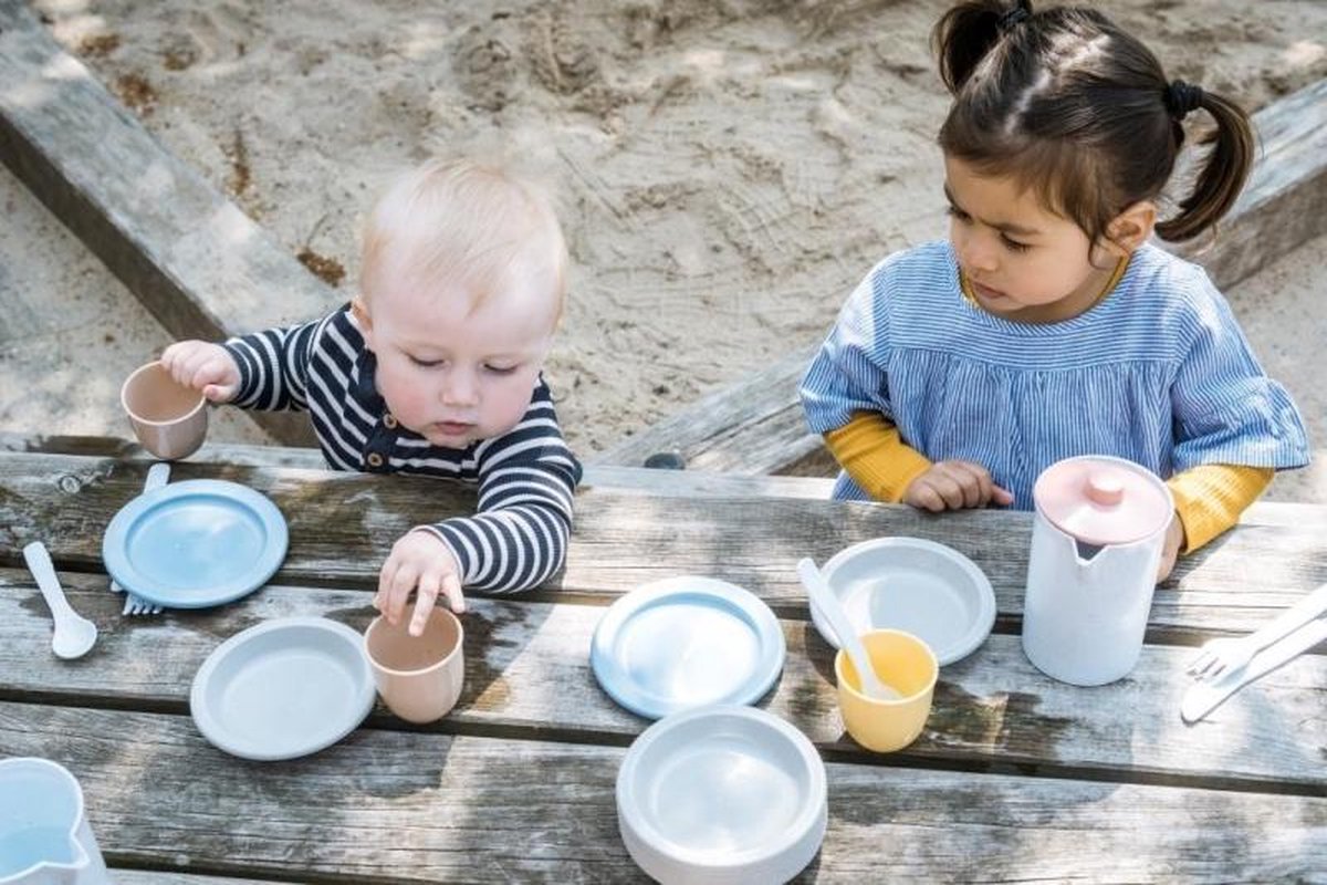 Dantoy lunchset in bioplastic (94st)
