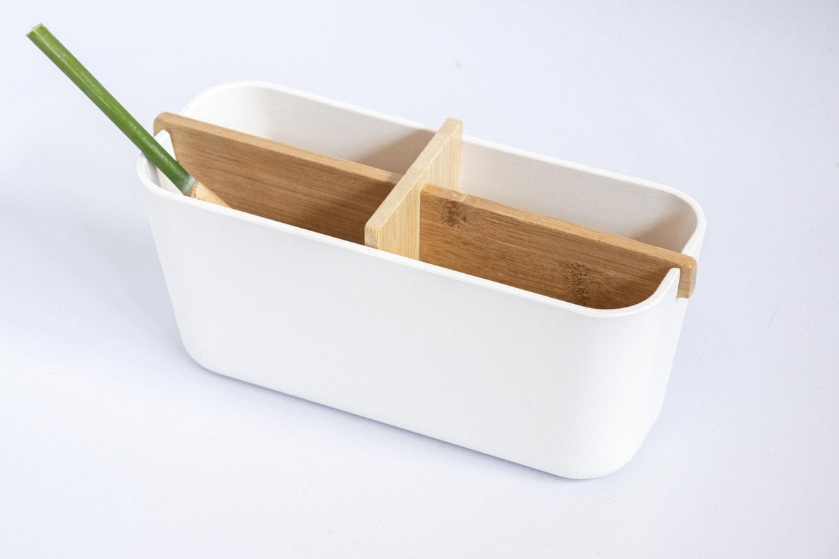 Hipperboo® - Bamboe - Organizer - Kantoor - Formaat 21x8x10 cm