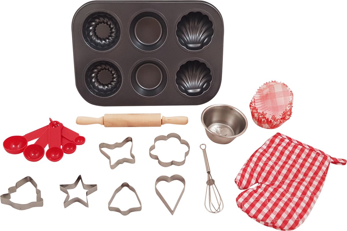Playwood - Bakset 17 delig - Jonge chef