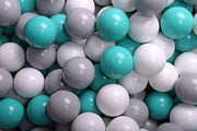 MeowBaby® Ballenbak ballen 100 stuks - Grijs