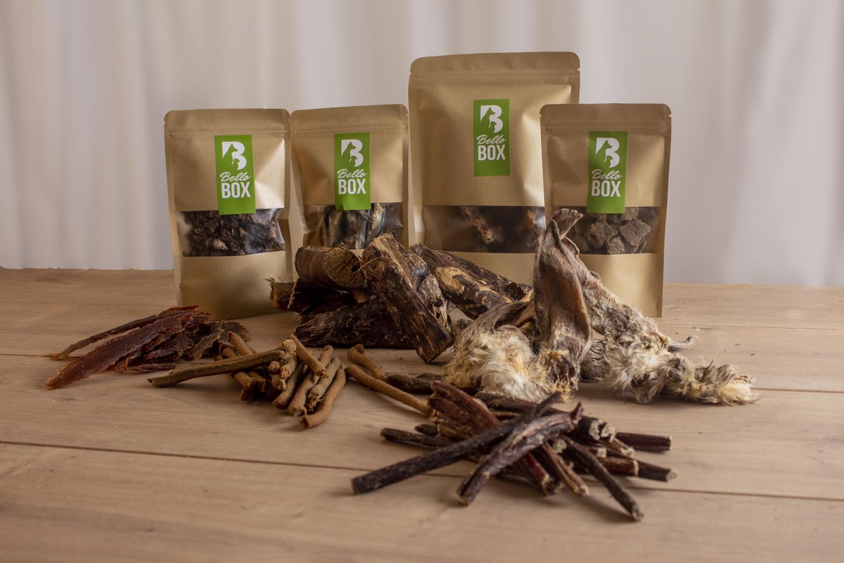 Bellobox - Senior - Snackbox - 100% natuurlijk - hondensnacks