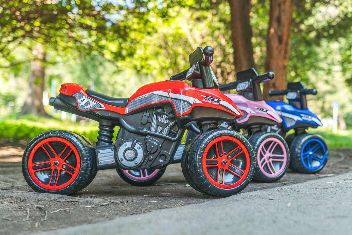 Falk Racing Team Moto - Unisex - Rood - Loopfiets