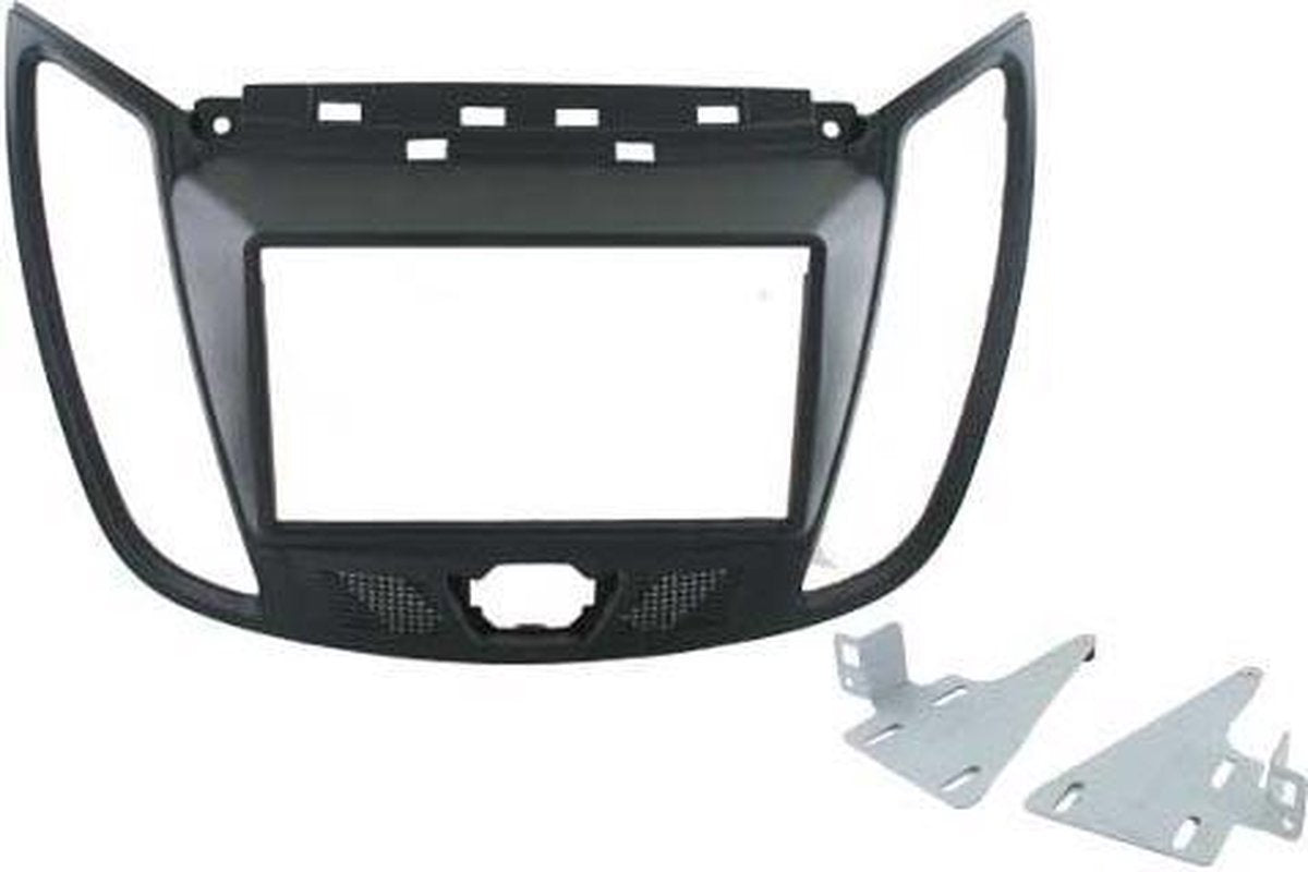 2-DIN frame ECO FRAME FORD KUGA 2013- Mat Zwart zonder gevar
