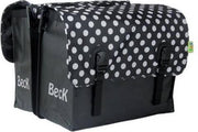 Beck Classic White - Dubbele Fietstas - 45 l - Zwart