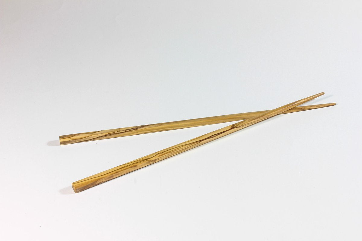 Luxe olijfhouten Chinese eetstokjes