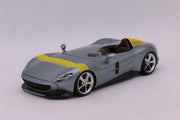 Bburago  Ferrari MONZA SP1 grijs/geel schaalmodel 1:24
