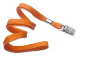Keycord oranje met clip 10 stuks