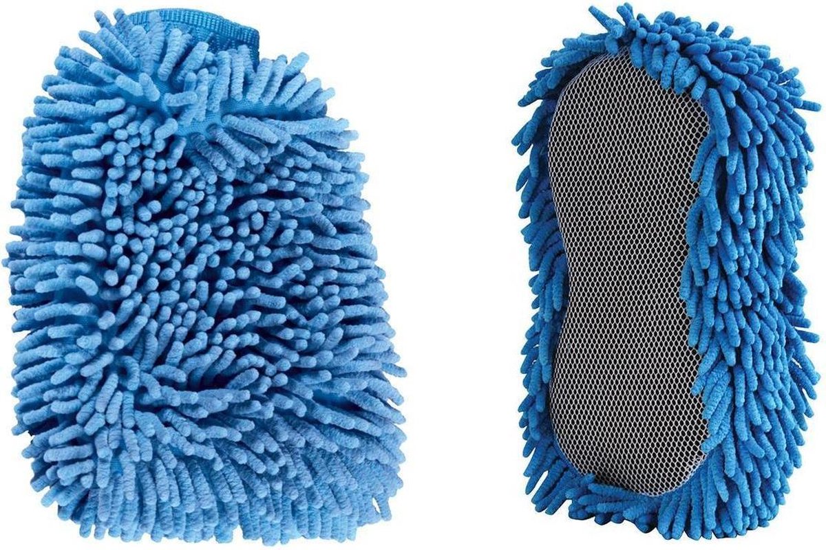 Star brite SET Microfiber Washandschoen + Spons XL | Camper