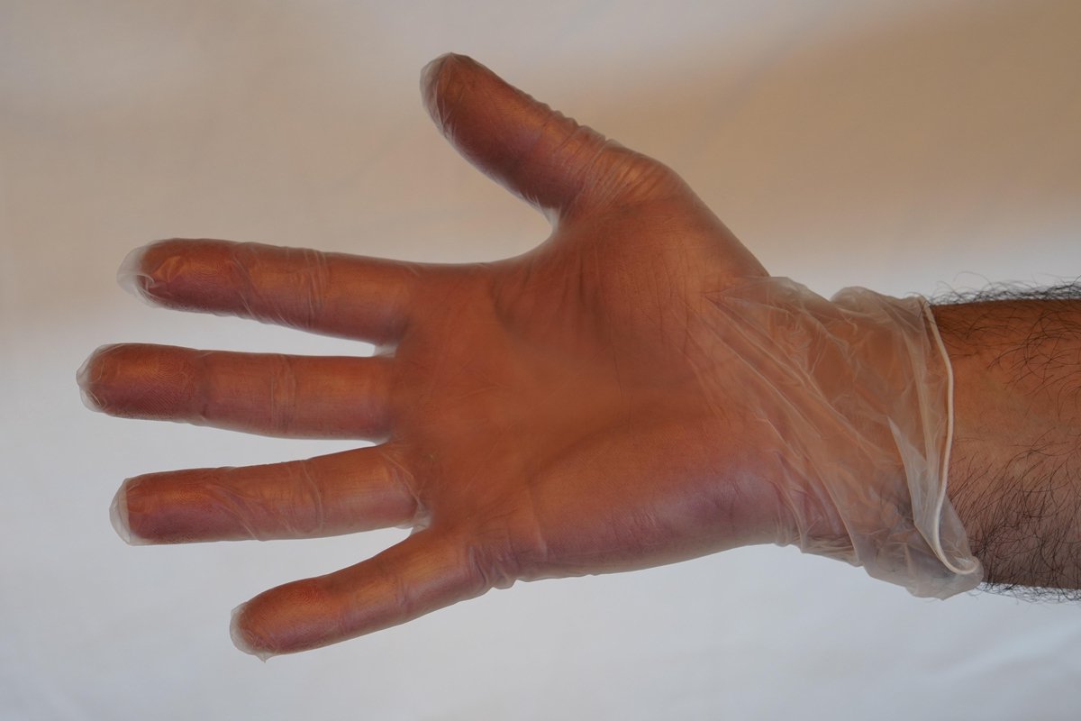 vinyl handschoenen poedervrij M