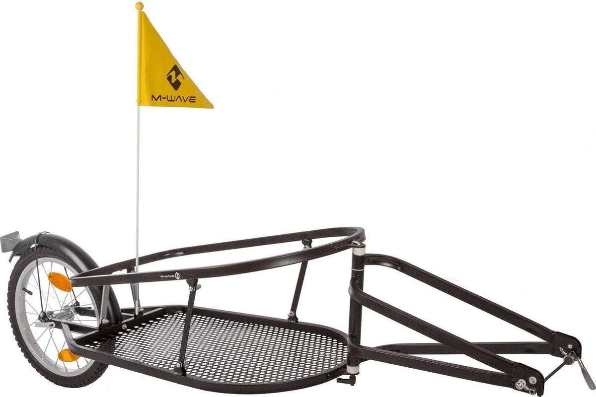M-Wave Single 40 Fietskar - tot 32kg - Zwart - 16 Inch