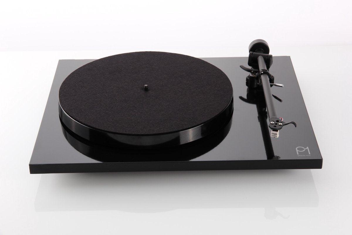 Rega Planar 1 Platenspeler - Carbon Cartridge - Zwart
