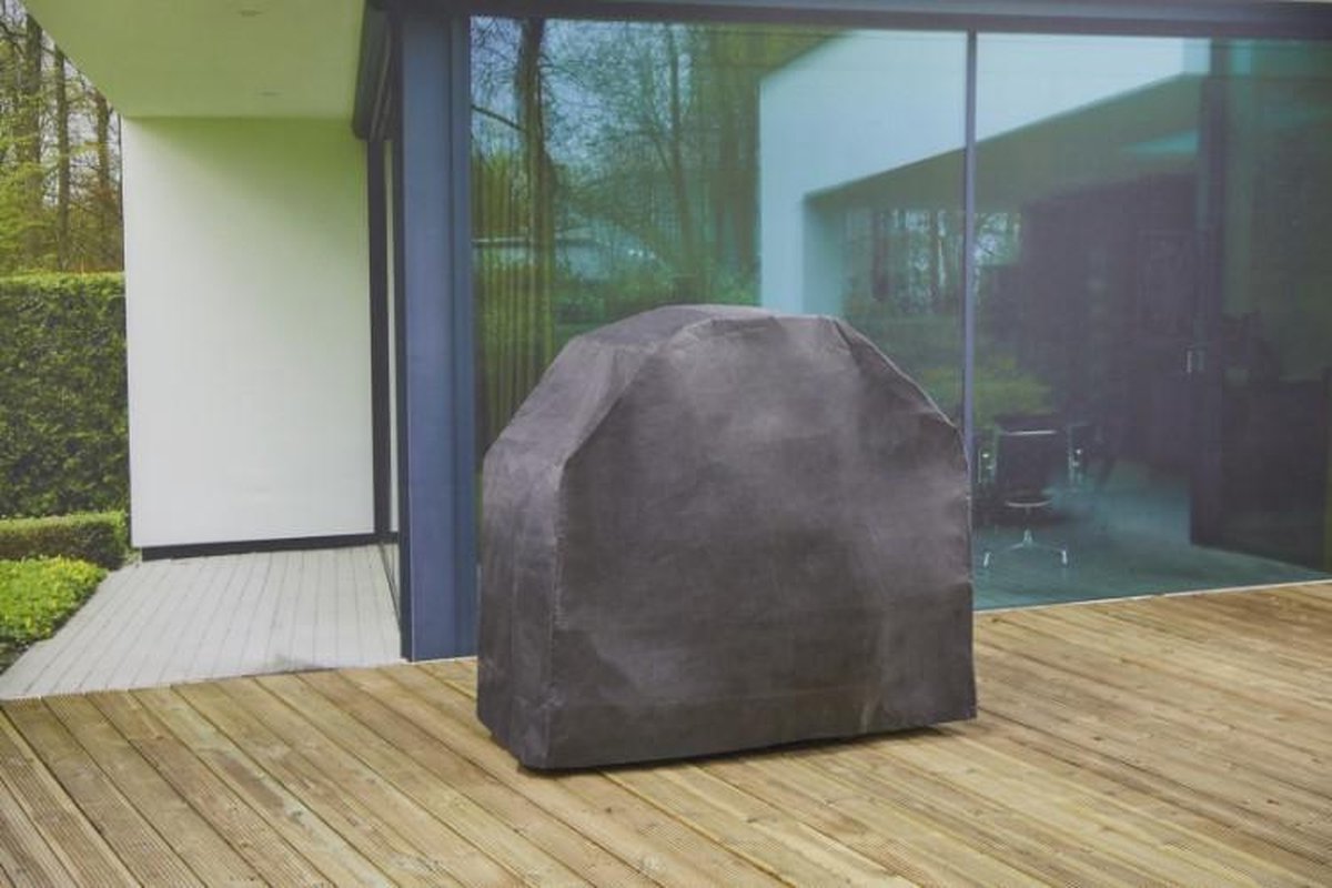 DistriCover - BBQ hoes - waterdicht - 155 x 65x 110 cm - kleur Antraciet -  2 jaar garantie