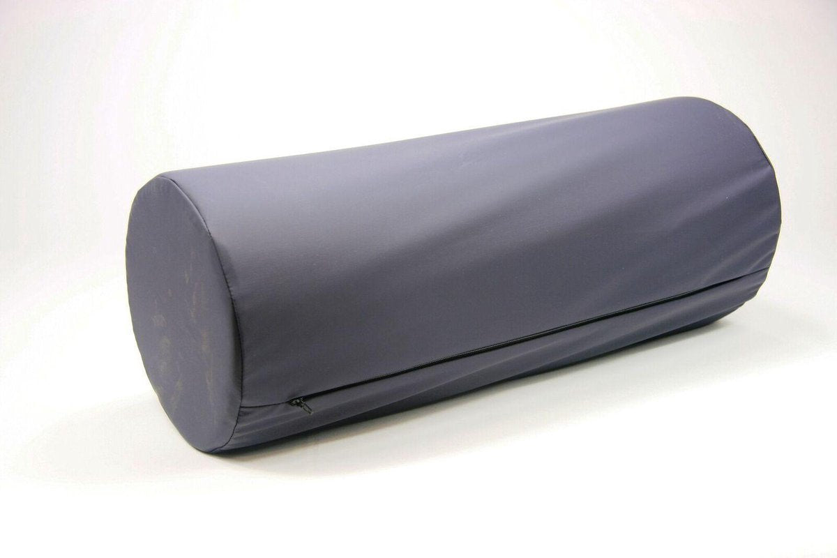 Adhome Cilinder kussen uit visco traagschuim 50 x 20 cm - in PU hoes