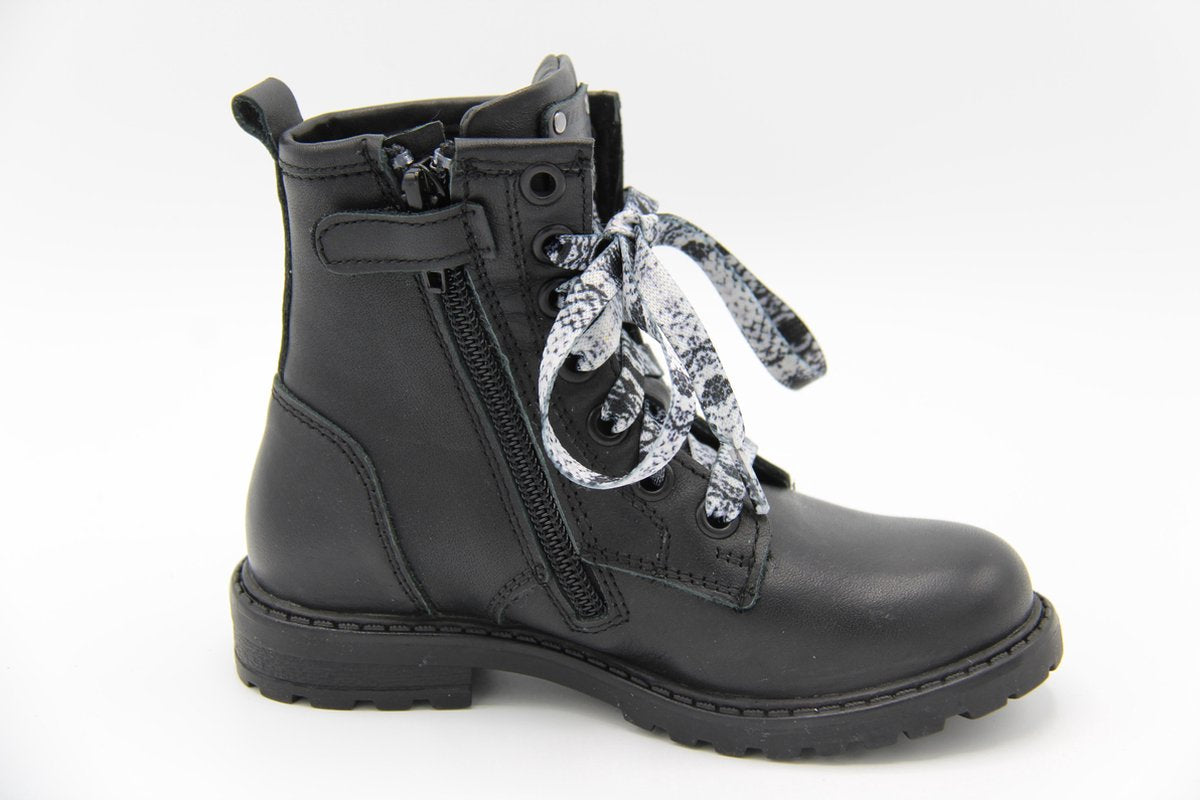 Twins - veter boot - laarsje zwart- maat 24