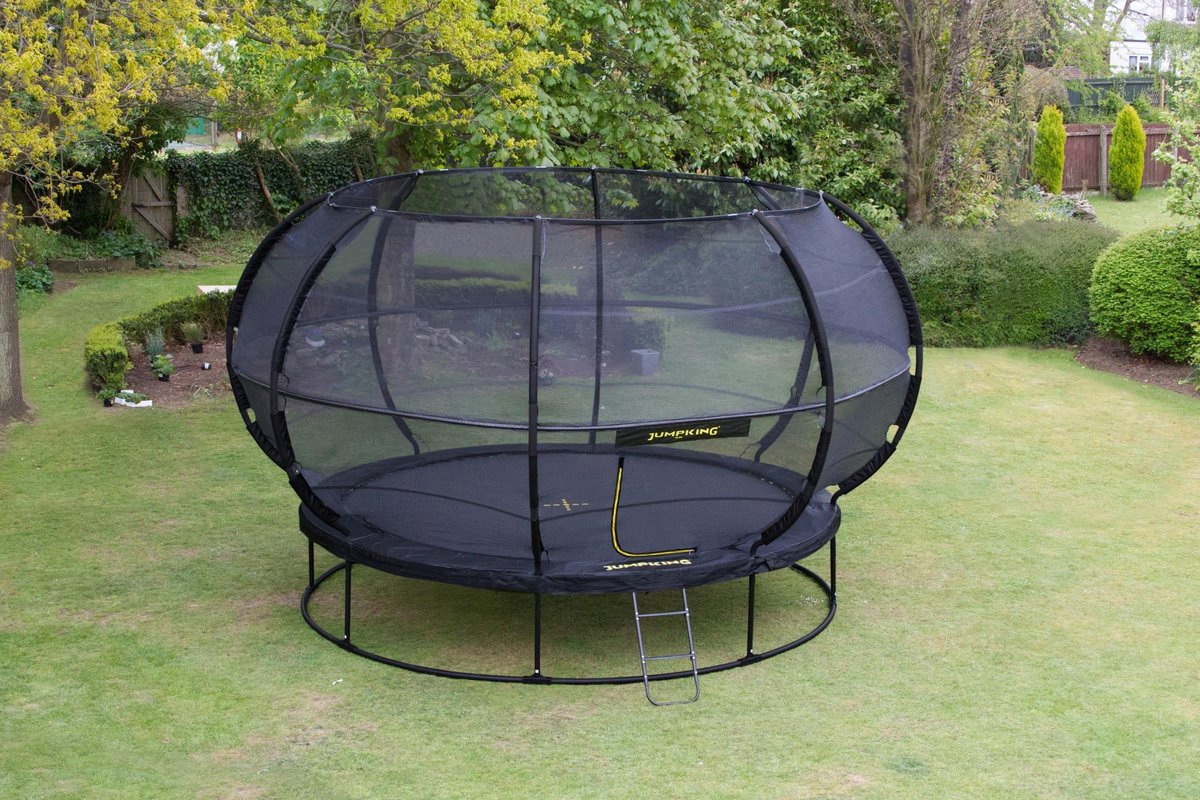 Jumpking Trampoline Met Net En Ladder Zorbpod 366 Cm Blauw