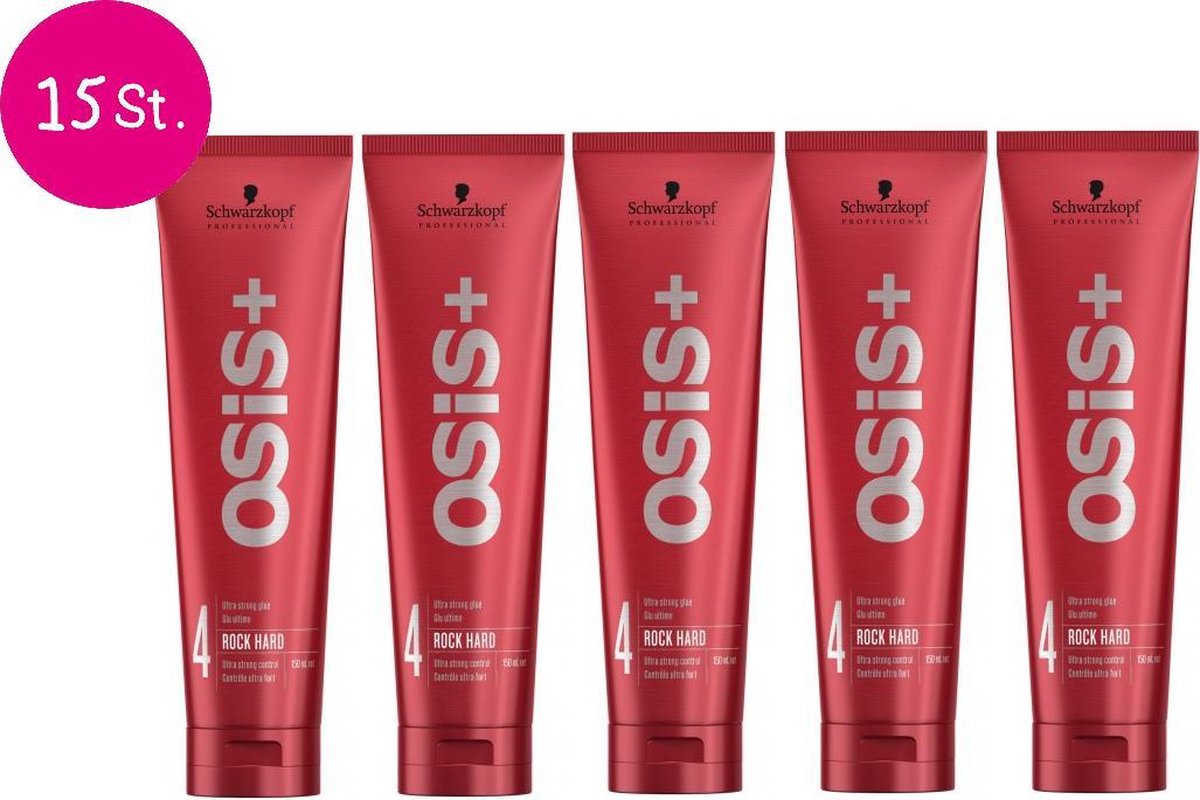 15x Schwarzkopf Osis Rock Hard Gel 150ml