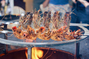 WokGrill 80 - Barbecue etagère voor op de Co-Fire GrillRing 80