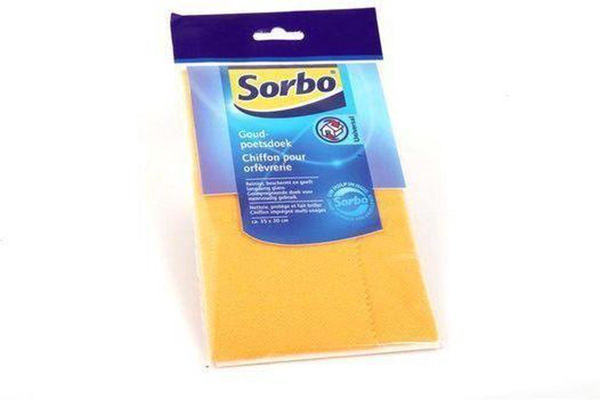Sorbo Goudpoetsdoek - 35x30cm