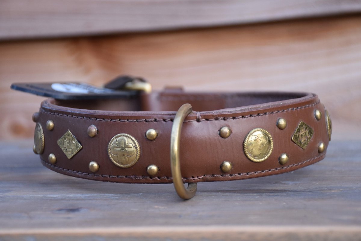 ROYAL TOUGH BROWN HALSBAND 60 CM X 40 MM