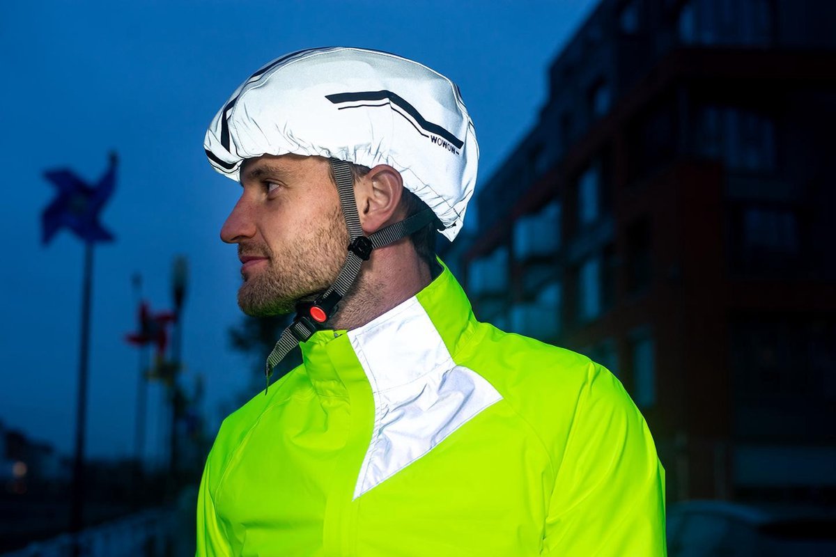 WOWOW Waterdichte Helmovertrek Corsa - Full reflective