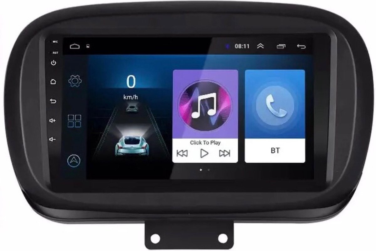 GRATIS CAMERA! Fiat 500X 2014-2021 Android 8.1 navigatie Bluetooth USB WiFi 1+16GB