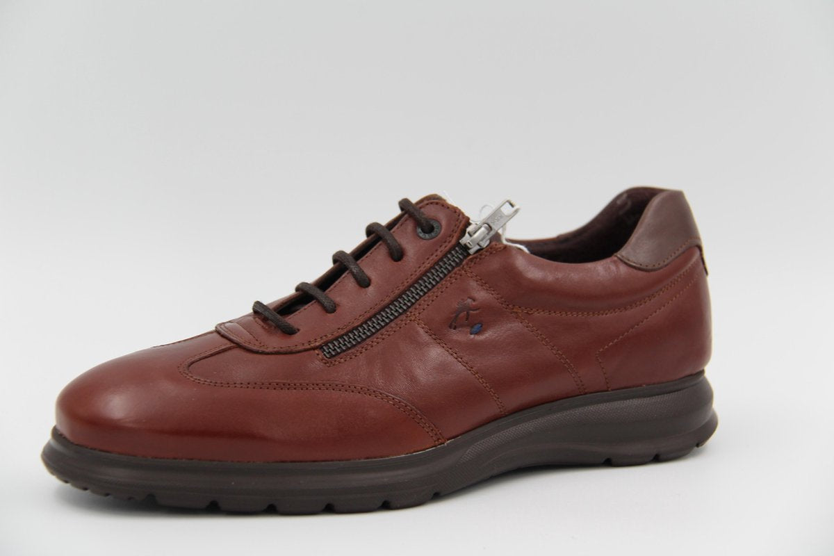 Fluchos -Heren -  cognac/caramel - casual schoenen - maat 41