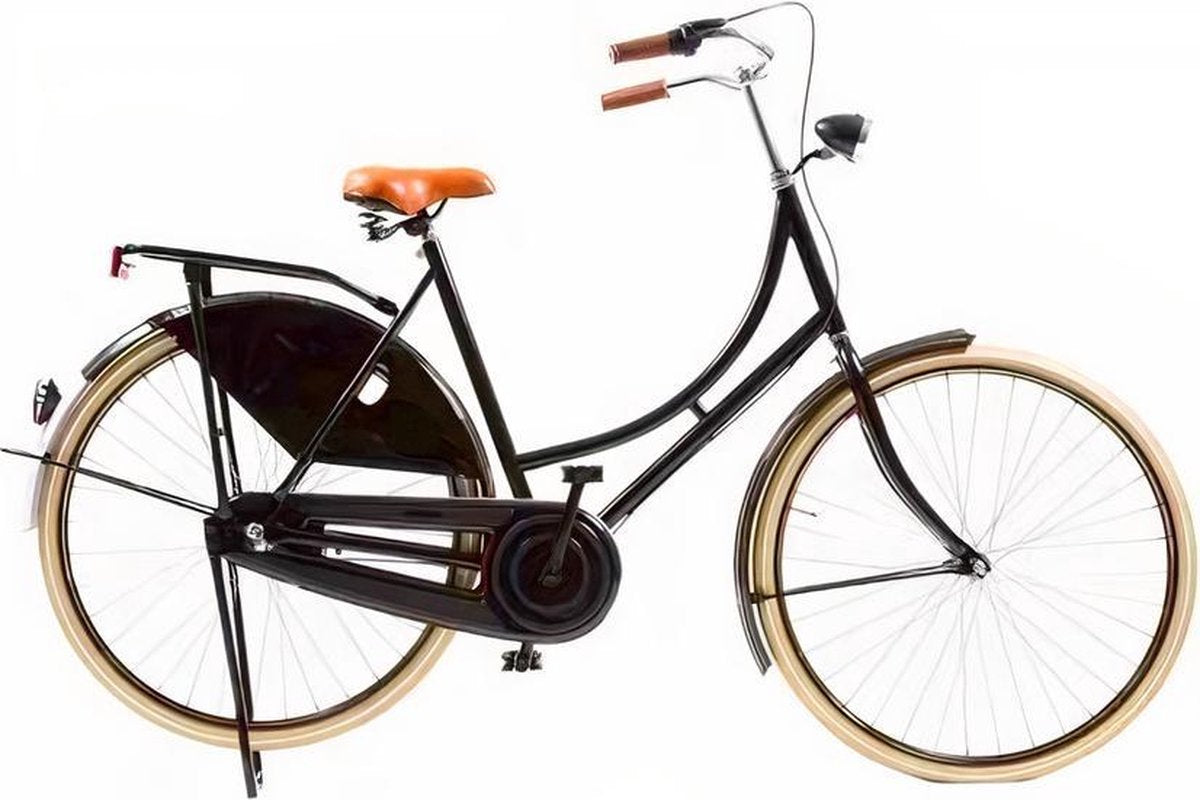 Avalon Classic De Luxe - Fiets - Vrouwen - Zwart - 57 cm