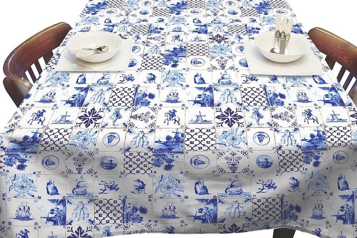 tafelzeil 240x140 hollands blauw