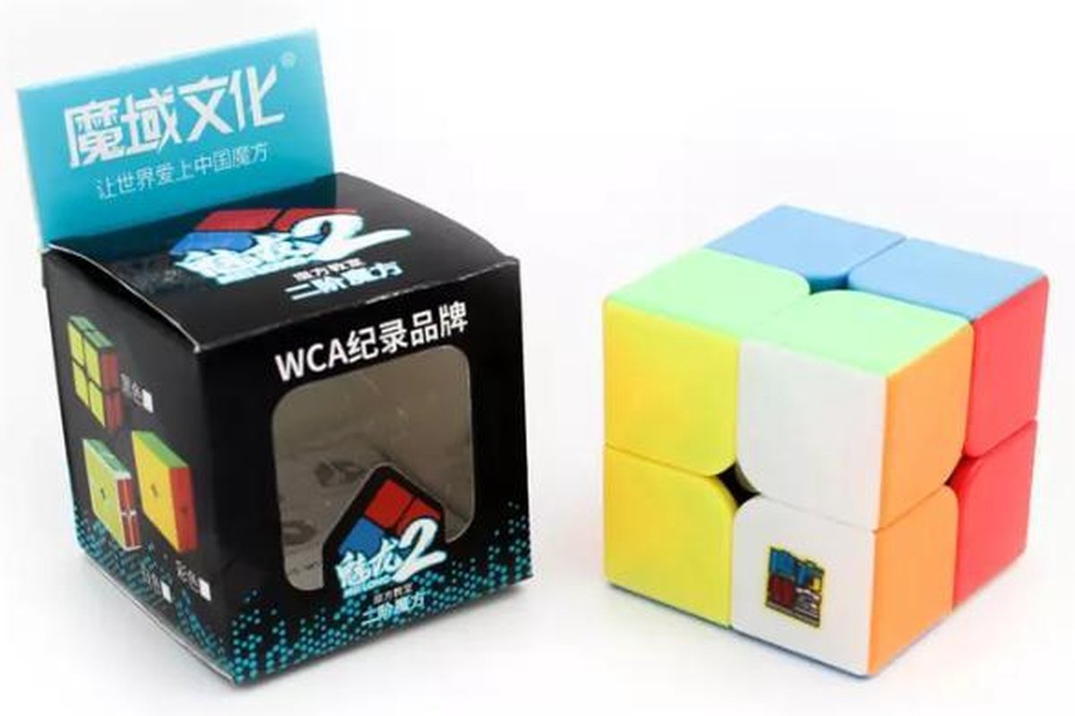 Puzzelkubus - Draaikubus - 2x2 - SpeedCube Zonder Stickers