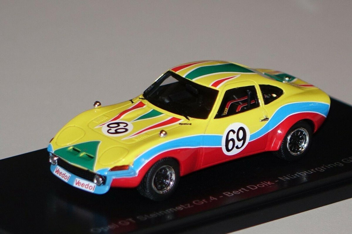 Opel GT STEINMETZ #69 B.DOLK GP Nürburgring 1972 - 1:43 - NEO