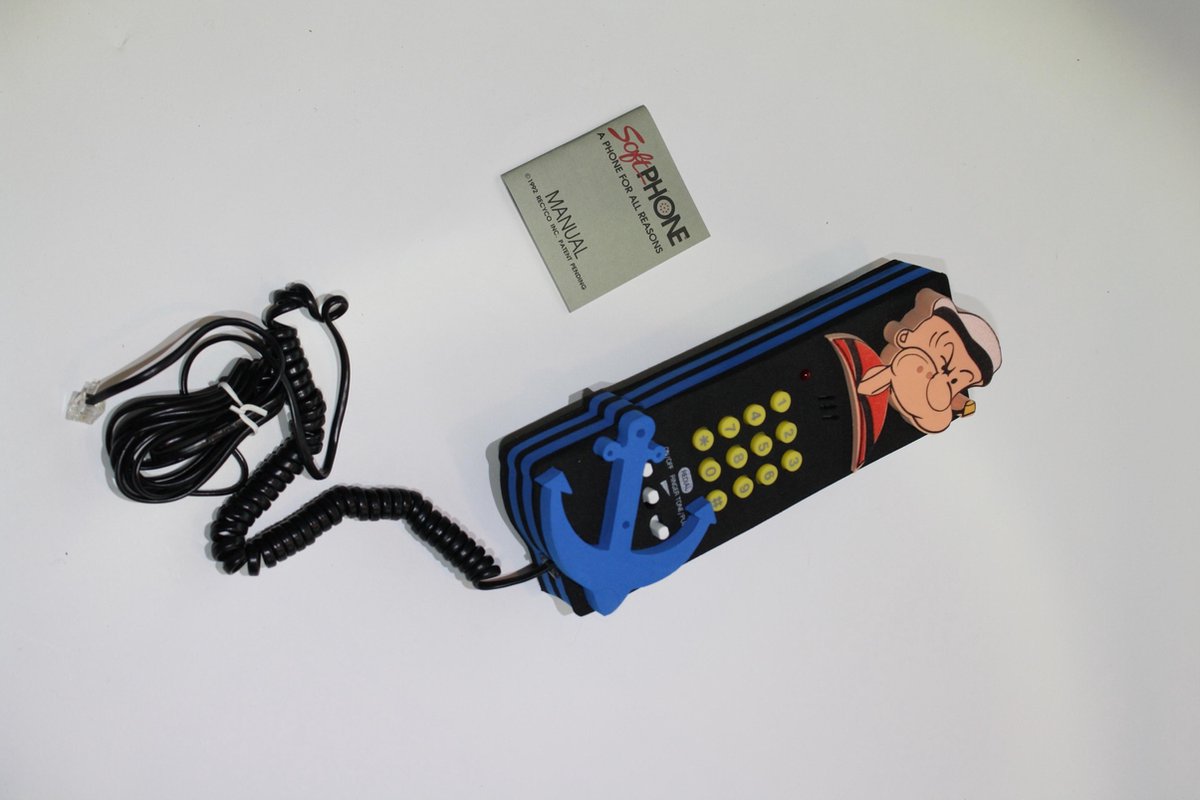 Sinterklaas /Kerst kado Softphone voor kinderen. Design: Popeye !