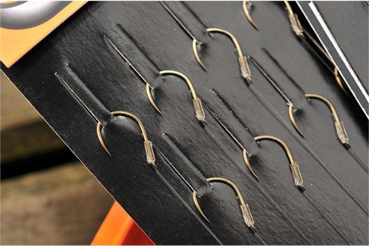 Guru XS Carp Pole Rigs - 15cm - 0.17mm - Haakmaat 14 - Transparant