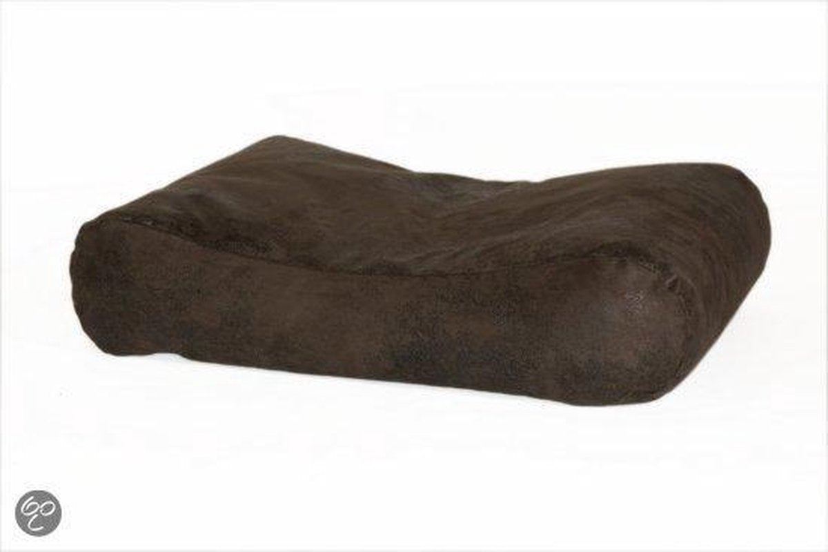 Comfort Kussen Hondenkussen Deluxe pilotenleer 100 x 75 cm - Donkerbruin