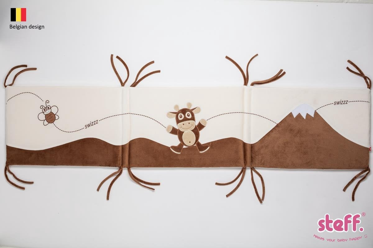 Steff Swissy - bedomrander - voor bed 60x120 en 70x140 cm