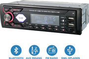 Autoradio - Handsfree AUX BLUETOOTH USB SD - Alle auto's - Auto Radio - Enkel din - Afstandsbediening