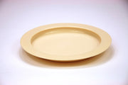 Rond bord met opstaande rand 23 cm - beige
