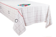 Eat Sleep Doodle tafelkleed met uitwasbare stiften 250 x 150 cm