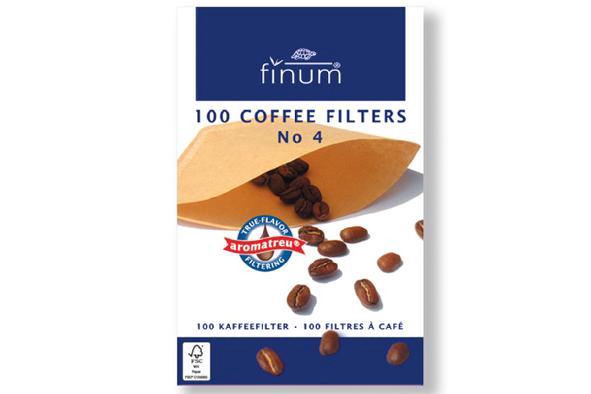 Finum Koffiefilters Nr 4 - Set-100