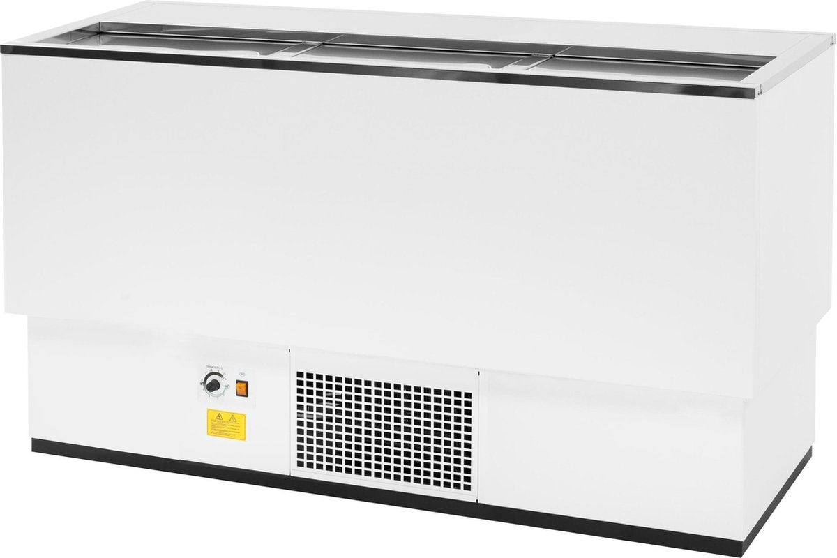 Professionele Koelkist RVS schuifdeksel | Wit | 230L | Combisteel | 7066.0010 | Horeca