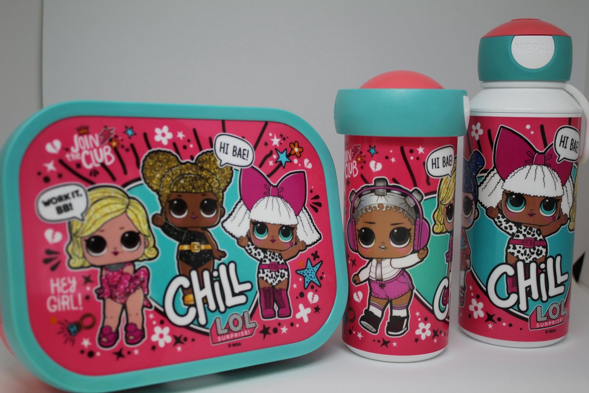 LOL 3-delige Lunch-Set - Schoolset -Combi-deal