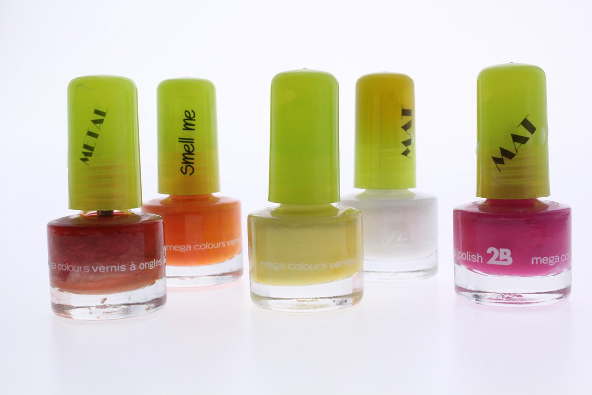 Nagellak 2B - Verrassingspakket 5 stuks - diverse kleuren