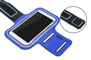 Sportarmband  XL  tot 6.5 inch scherm oa geschikt voor iPhone 6/6s/7/8 Samsung s7/s8/s9 Huawei p10- D Blauw